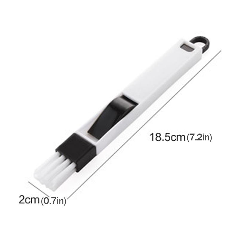 3PCS The Window Window Groove Groove Cleaning Brush with Cleaning Dustpan Screen Window Cleaning Folding Brush