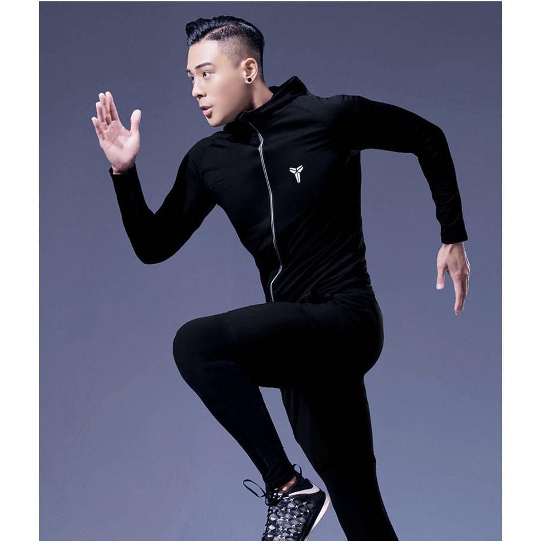 Men's Fitness Running Quick-drying Sportswear Outdoor Jogging Sportswear Breathable Tight Suit Clothes