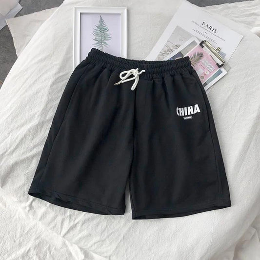 Summer Thin Sports Casual Shorts Men's Loose Straight Five-point Pants Beach Pants