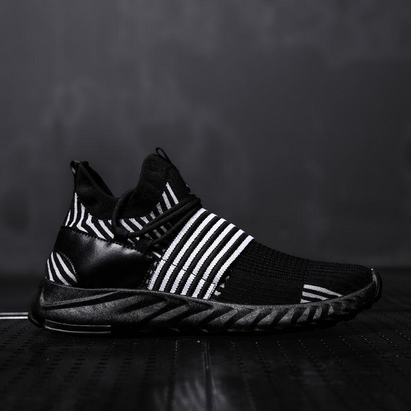 New Popular Style Men Running Shoes Lace Up Athletic Shoes Outdoor Walkng Jogging Sneakers Comfortable Fast