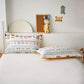 Pure Cotton Twill Pillowcases A Pair of Student Dormitory Simple Printing Pillowcases Single Double Bedroom Pillowcases