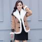 Autumn and Winter New Style Short Lamb Wool Coat Women's Corduroy Cotton-padded Coat Padded Coat Padded Coat