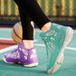 Men Leather Sneakers High-top Wear-resistant Basketball Shoes Deodorant Comfortable Running Shoes