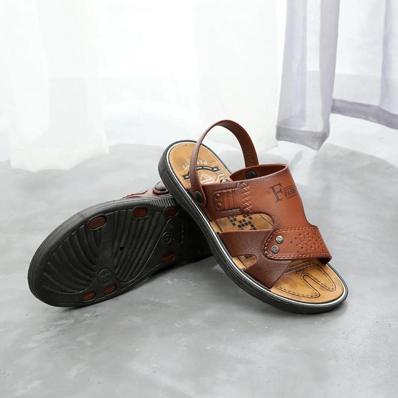 Summer Wear-resistant Men's Sandals Non-slip Casual Beach Sandals Breathable Clearance Shoes