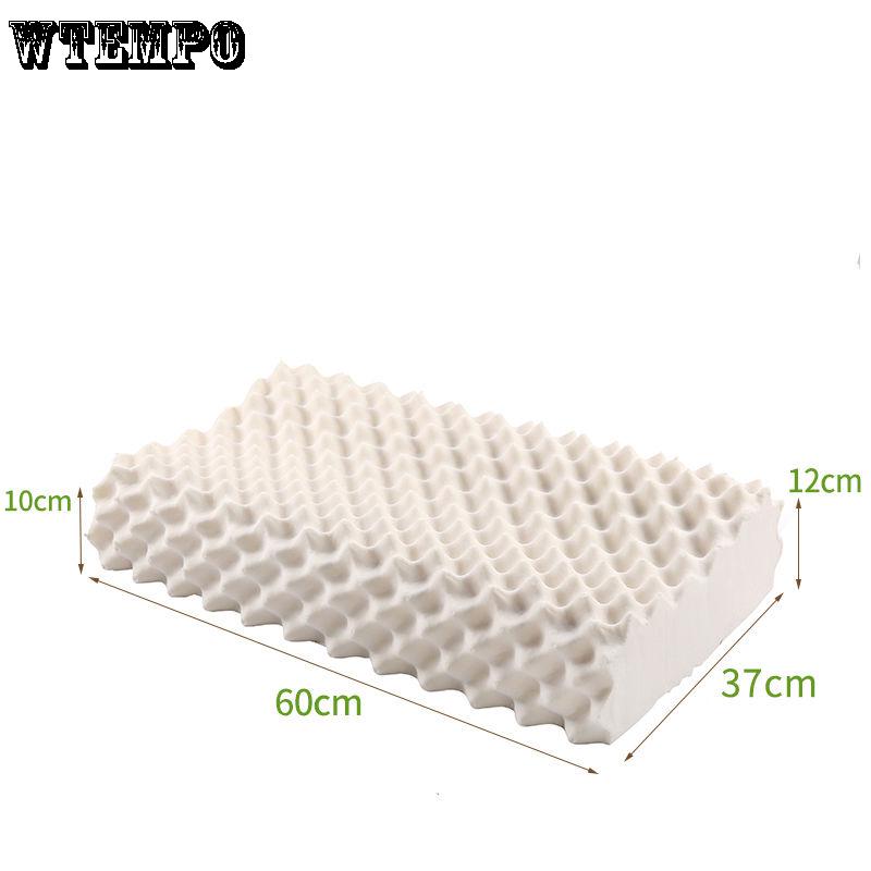 Thailand natural latex pillow protection cervical rubber memory pillow adult massage pillow