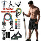 Tension Rope Home Fitness Elastic Rope Chest Expansion Training Fitness Equipment Male Elastic Band Home Weight Loss Resistance Band
