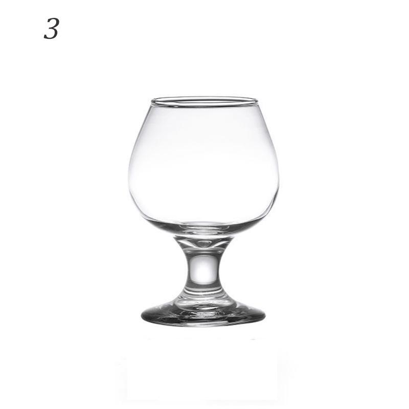 Glass Foreign Wine Glass Set Whiskey Large Small Brandy Glass High-footed Red Wine Glass Short-footed Cognac Cup Home
