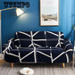 1/2/3/4 Seater Soft Elastic Slip-resistant Sofa Cover Easy Stretch T shape Slipcover