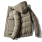 Men's Cotton-padded Clothes Winter Thick Warmth Hooded Trend Casual All-match Men's Trend