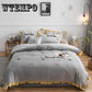 Winter Bedding Sets Pink Heart Duvet Cover Flannel Fleece Pillowcases 4Pcs Home Bed Linens