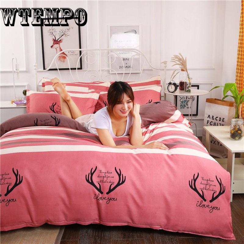 Cotton Pastoral Fashion Bedding Bed Linen Bed Sheet Duvet Cover Pillowcase 4pcs Bedding Sets
