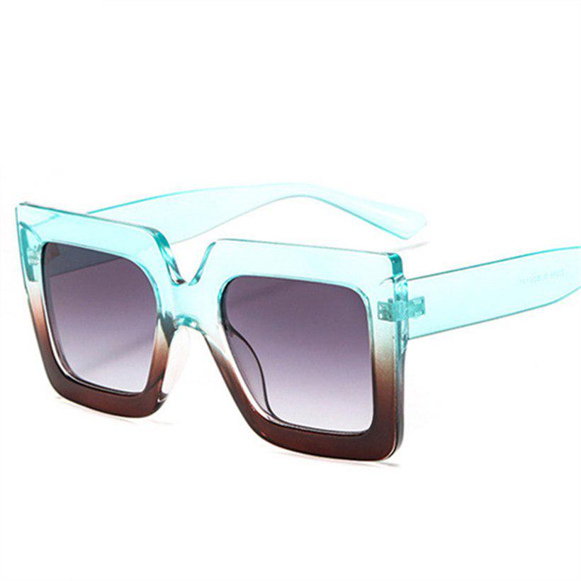 Oversized Sunglasses Women Big Frame Rectangle Sun Glasses Retro Brand Designer Fashion Gradient Sha
