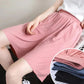 Ice Silk Wide-leg Plus Size Shorts Women's Summer Loose High Waist Thin Pants Thin Casual Five-point Pants