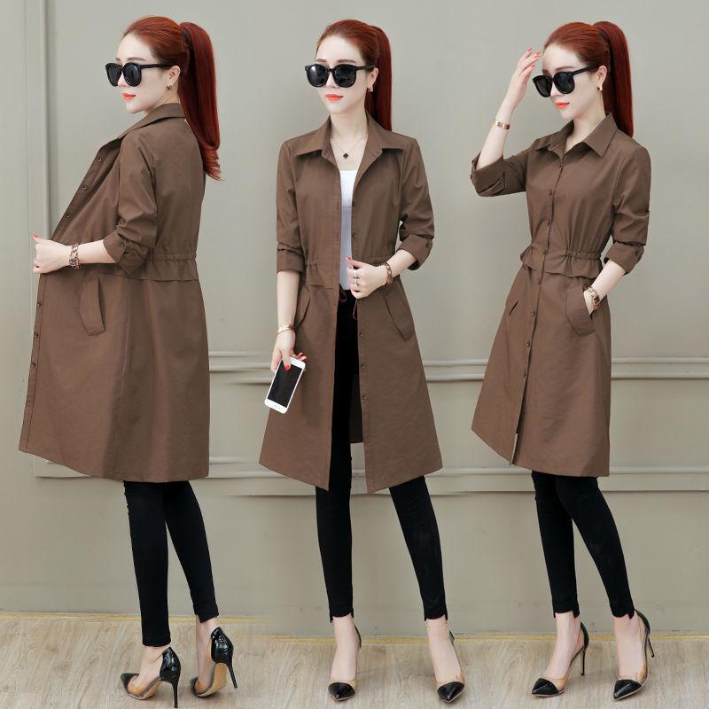 Autumn Winter Casual Loose Trench Coat with Sashes Oversize Double  Overcoats Windbreaker Outwear