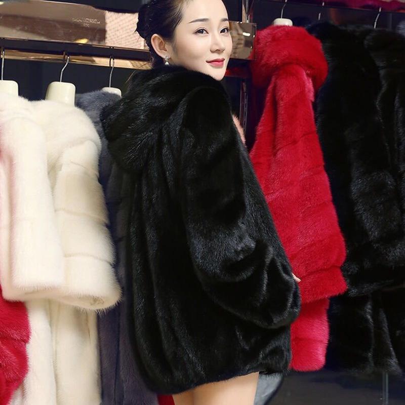 Autumn and Winter Long-sleeved Fashion Jacket Mid-length Style Cardigan Hooded Sweater