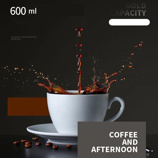 Automatic American Coffee Machine One-touch Household Automatic American Drip Coffee Machine and Teapot Two Methods of Use