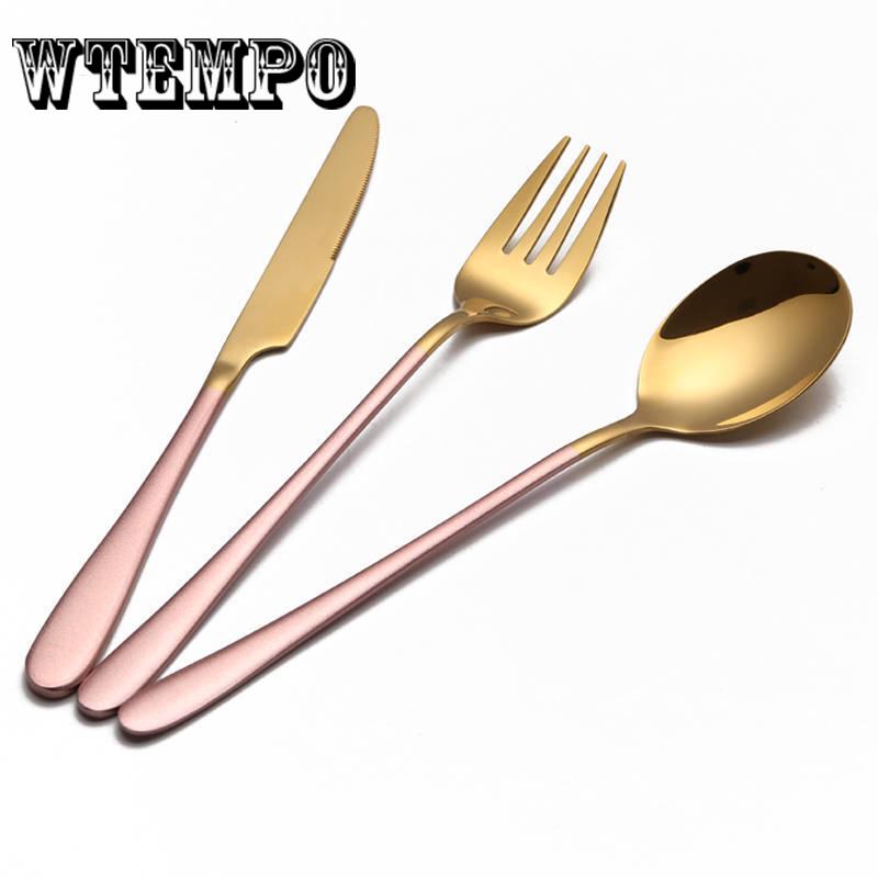 Fork Dinnerware Set Stainless Steel Cutlery Set 3pcs Knife Fork Set Tableware Cutleries