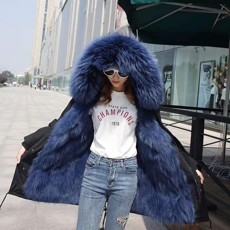 Winter Coat Shawl Jacket Hood Faux Fur Scarf Collar Overcoat Necks Down Coat Accessories