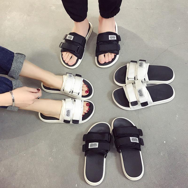 Wear Student Non-slip Men's Slippers Outside Summer Casual Soft-soled Slippers Couple Beach Shoes