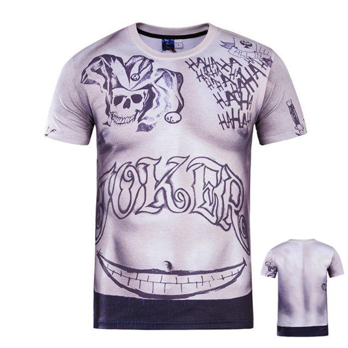Men's clothing summer short-sleeved T-shirt large size 3D printed half-sleeved T-shirt clothes