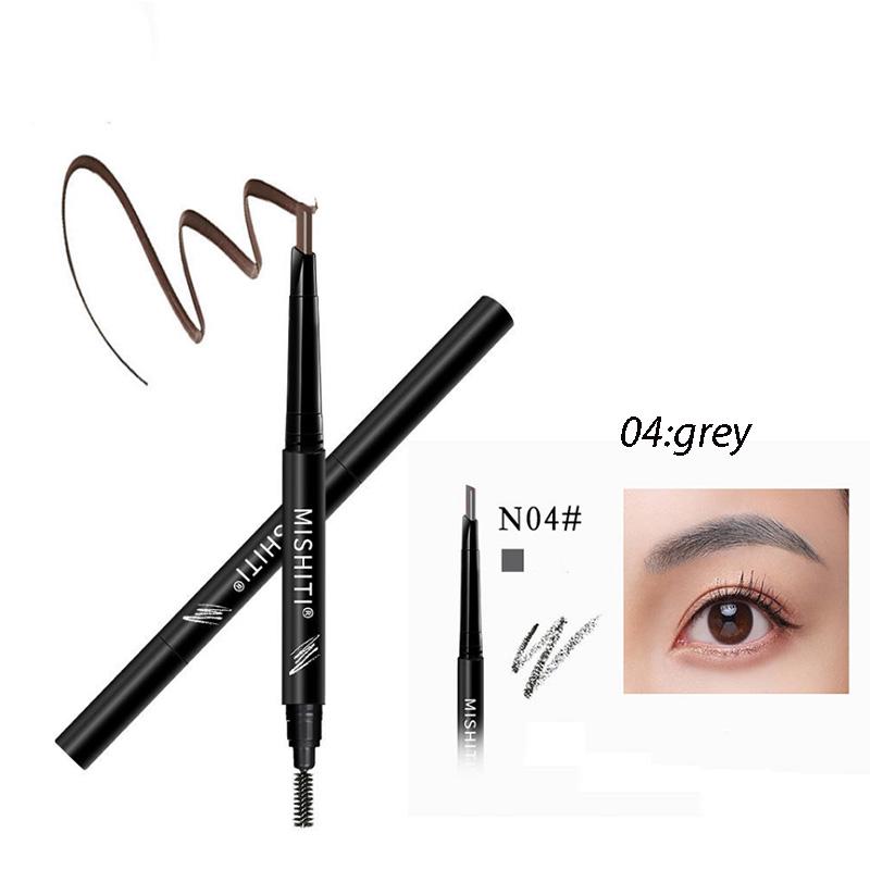 Multi-color Double-headed Eyebrow Pencil Novice with Waterproof and Sweat-proof Thin Head Long-lasting Non-smudge Natural Eyebrows