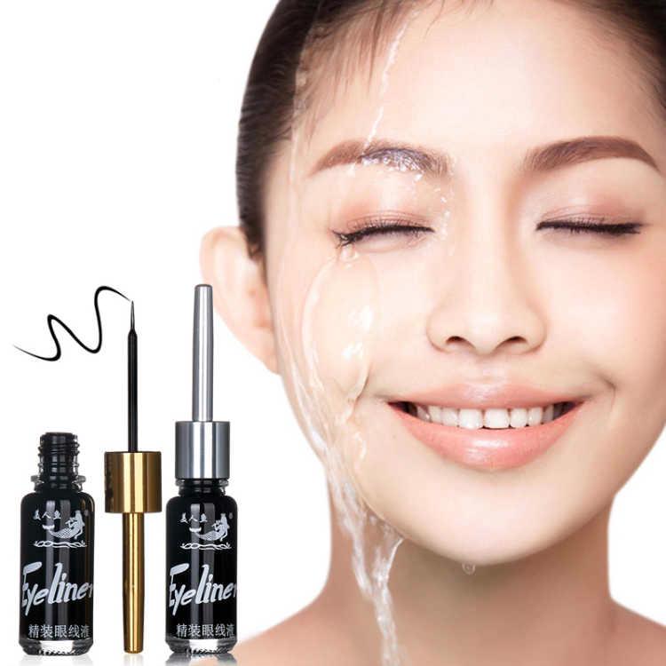 Eyeliner beauty Non-staining Quick-drying Waterproof Non-makeup Soft-head Hard-head Eyeliner 9ml