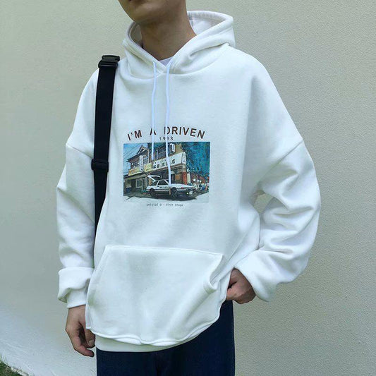 Autumn Winter Hoodies Male Warm Fleece Coat Hooded Men Brand Hoodies Cashmere Addition Sweatshirts