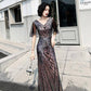 Evening Dress Women's Banquet Elegant Evening Dress High-end Luxury Premium Texture Fishtail Dress