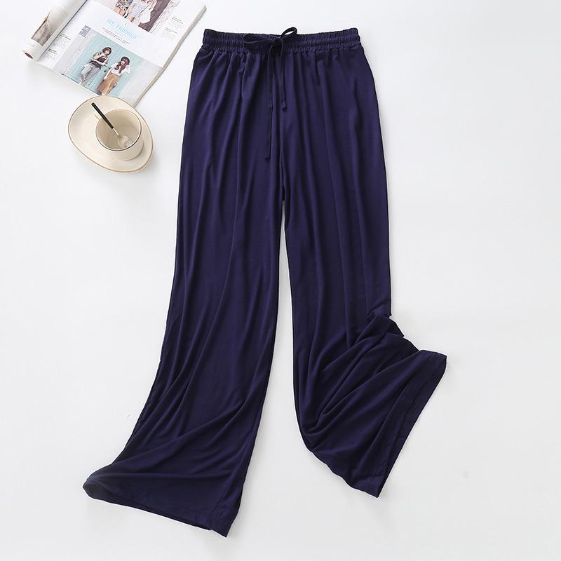 Summer Pants Women Plus Size Loose Flared Casual Long Trousers Lady Bottoms