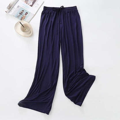 Summer Pants Women Plus Size Loose Flared Casual Long Trousers Lady Bottoms