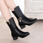 Winter Plus Velvet Thick Cotton Shoes Comfortable and Warm Martin Boots Soft Soled Ankle Boots