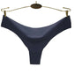 6 Pieces/set of Ice Silk Seamless T-shaped Panties Feminine Fashion Large Size Wide Belt Pure Color Panties