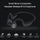 Black Sports Headset Bone Conduction Headphones Wireless Bluetooth 5.0 Earphones Stereo Headphones