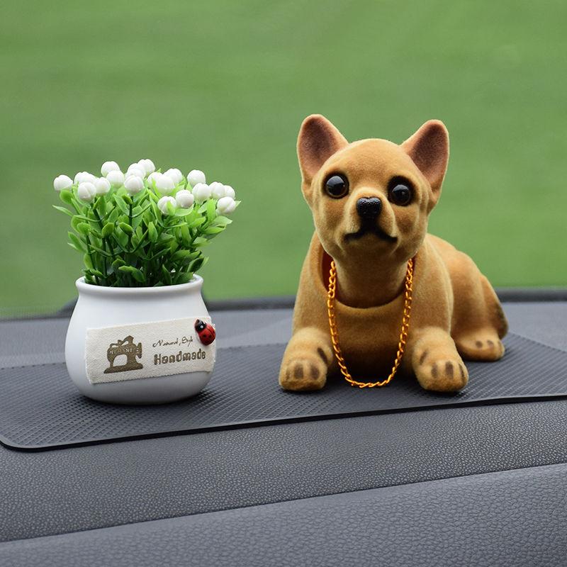 Cute Creative Car Shaking His Head Dog Car Interior Decoration Car Interior Decoration Toys