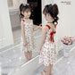 Children Dress Spring Summer Sling Kids Clothing  Baby Girls Clothing Printing Sleeveless Dress Girl