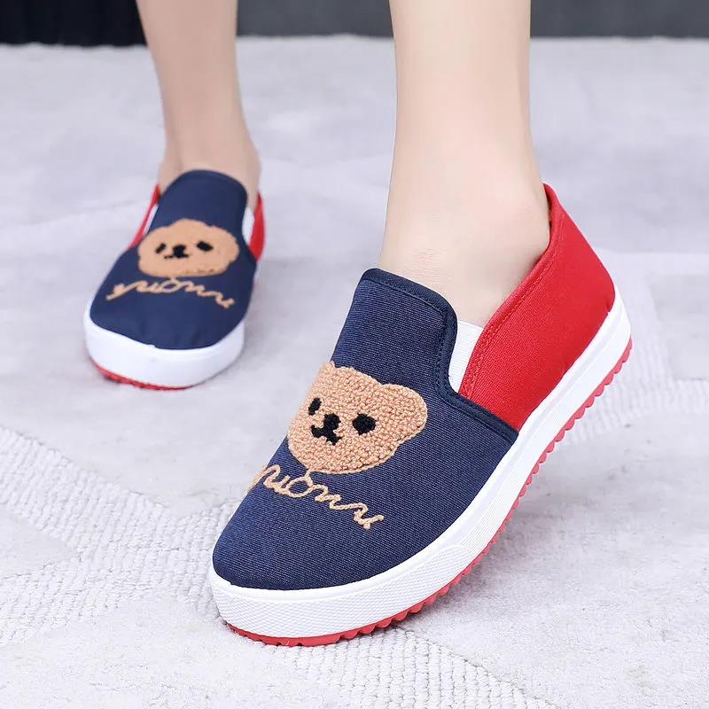 Autumn and Winter Plus Velvet Warm and Non-slip Women's Shoes Flat All-match Cotton Shoes