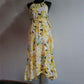 Summer Fashion Print Dress Sling Dress Casual Lace Up Waist
