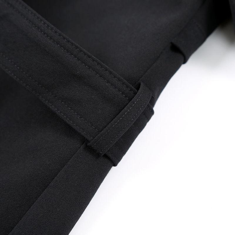 Windbreaker Women's Autumn New Style Plaid Stitching Straps Small Fashion Casual Jacket Women