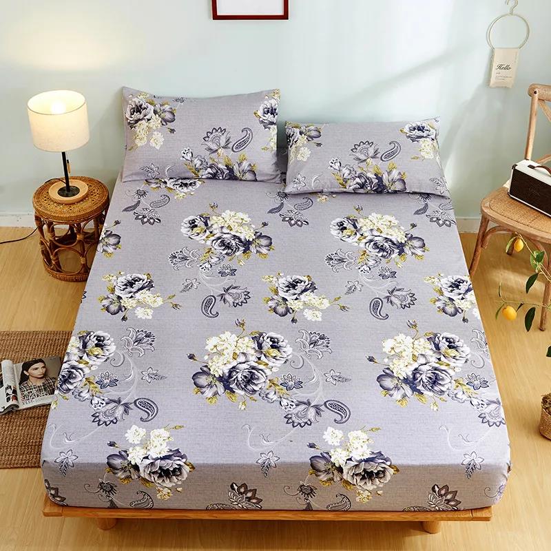 Single Piece Non-Slip Mattress Cover Home Textile Mattress Dust Protector Double Simmons Mattress Cover
