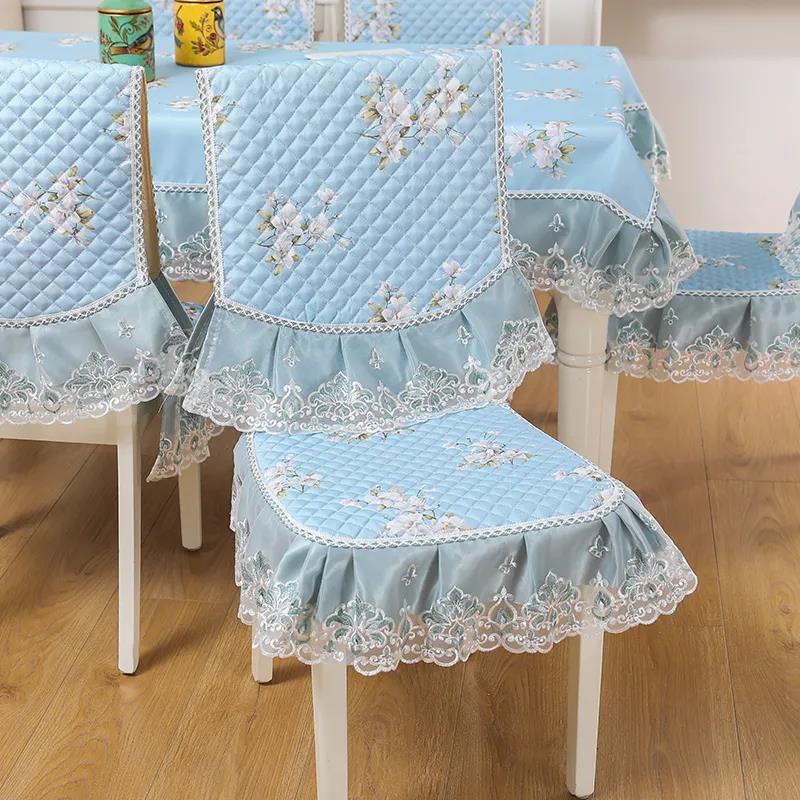 Chair Cover Seat Four Seasons General Non-slip Thickening Household European Style Stool Cushion Stitching Detachable Chair Cover
