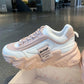 Fashion Student Breathable Shoes Spring and Summer Versatile Platform Sneakers Casual Outdoor Running Shoes