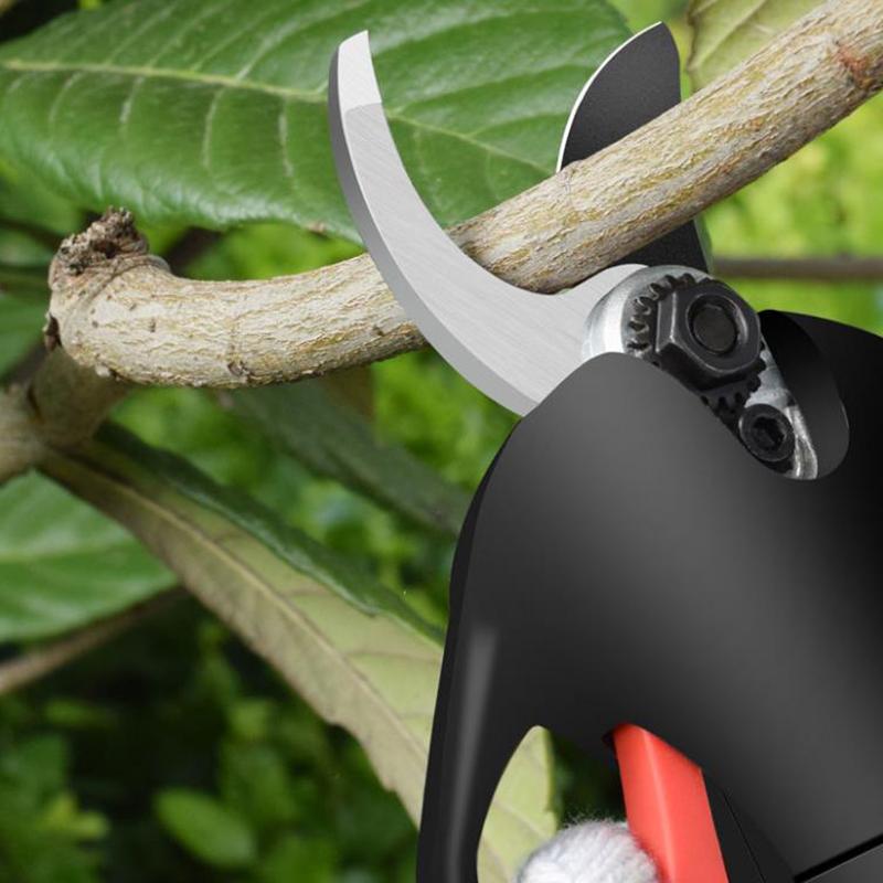 88VF Cordless Electric Pruning Shears Rechargeable Scissors Branch Scissors Handheld Garden Tools with Toolbox