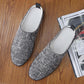 Lazy Shoes Trend Linen Canvas Shoes Men's Half Slippers Spring and Summer Casual Shoes