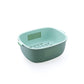 Drain Basket Plastic Kitchenware Daquan Multifunctional Fruit and Vegetable Washing Basket Two-piece Set