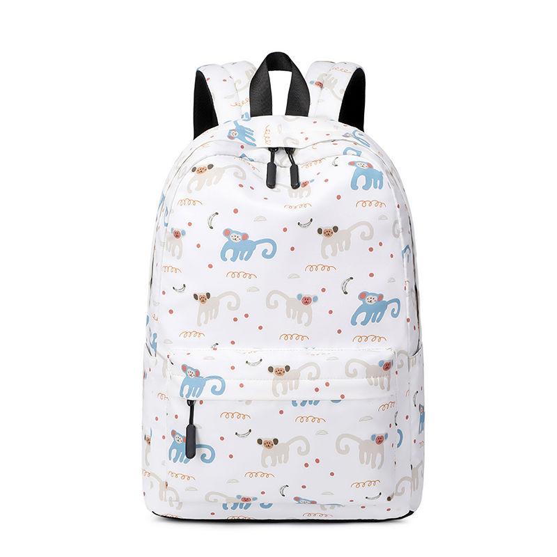 Student Schoolbag Lightweight Backpack Large-capacity Waterproof Backpack Printed Backpack Female Bag