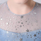 Children's Clothing Female Trumpet Sleeve Flower Girl Skirt Long Tail Red Princess Children's Dress Performance Costume