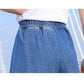 Large Size Denim Shorts Culottes Women's Loose High Waist Casual Fashion Women's Clothing 150kg