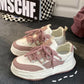 Peaches Ripen Pink Sneakers Dissolve Shoes Thick-soled Niche Design Fashion Women's Shoes