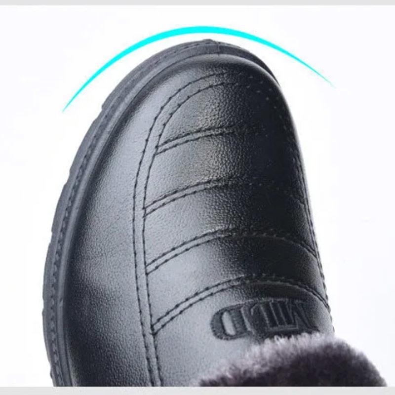 Winter Men's High-top Cotton Shoes Plus Velvet Padded Non-slip Warm Snow Boots