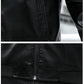 Autumn and Winter Men's Leather Jacket Thicken Stand Collar Jacket Young and Middle-aged Flight Jacket Motorcycle Jacket